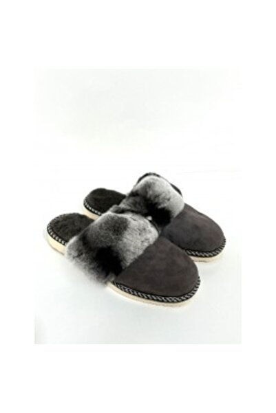 PFA CIOCARLAN ELENA Παντόφλες από γούνα και γνήσιο δέρμα (σαγιονάρες) 36 EU