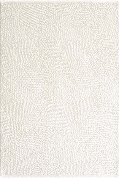 Enti Halı 4K Halı Akik 8608 Krem Hav Vermez Pamuk Tabanlı Akrilik Modern Dese...