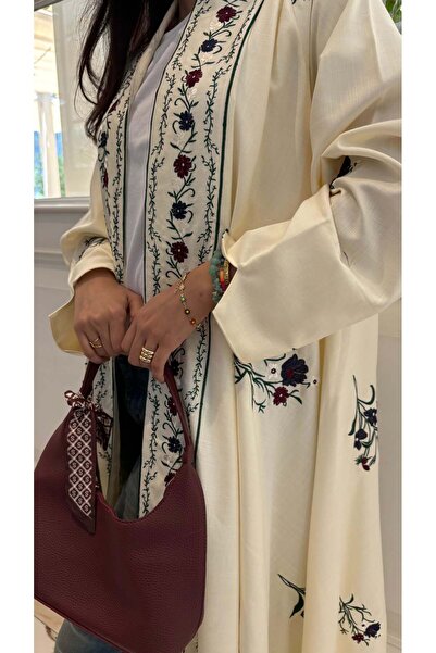 AYA mw1365-Black-Abaya-Printed-in-Light-Gray-1