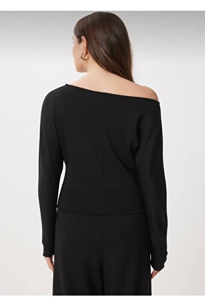 LACASE Women's Black Modal Tracksuit Set