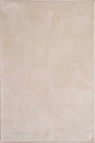 Enti Halı 4K Halı Akik 8613 Bej Hav Vermez Pamuk Tabanlı Akrilik Modern Desen...