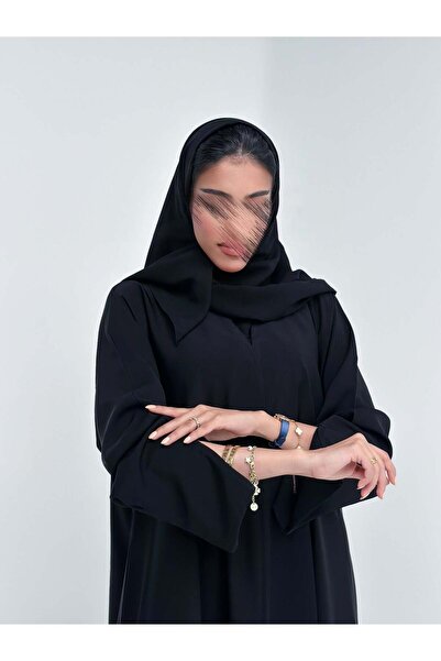 AYA عباية يومية سادة مصنوعة من الكريب الناعم