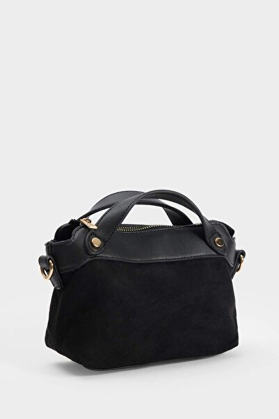 DeFacto Women's Suede Crossbody Bag F1562Axns