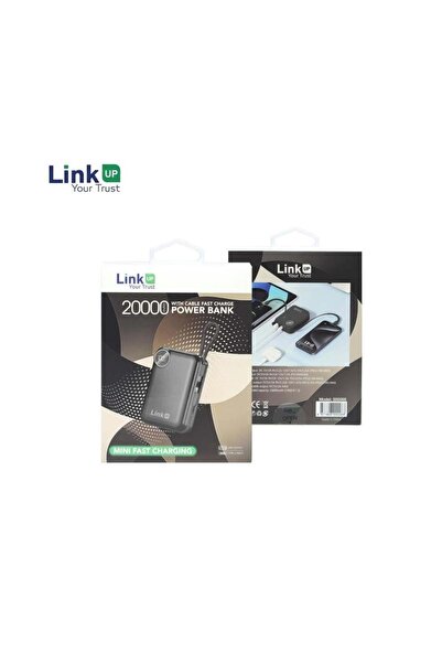 Link-up 20,000mAh Power Bank with Built-in Lightning & USB-C Cables