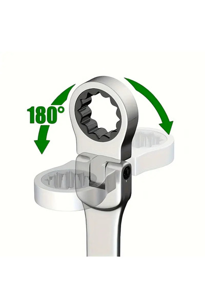 İthal Professional Ratchet Wrench with Bag 14 Piece Set of Movable Head Chrome Vanadium Steel