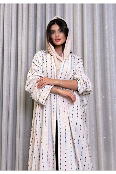 AYA mw1529-Abaya-Linen-Poly-Color