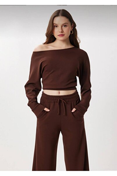 LACASE Women's Black Modal Tracksuit Set