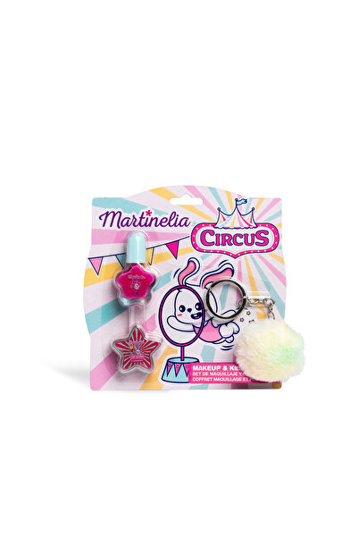 Martinelia Circus Kız Çocuk Oje, Dudak Parlatısıcı ve Anahtarlık Seti