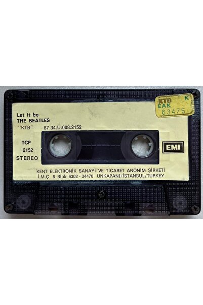KENT ELEKTRONİK The Beatles Let It Be Kaset (Kartonet Yoktur Sadece Kasettir ...