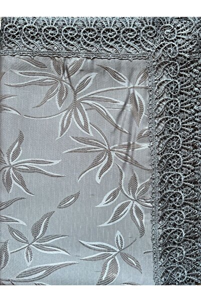 w white stars sports & wear Luxury Table Cloth - Stain Resistant - 160X220 cm Cute Gray-Grey with Lace
