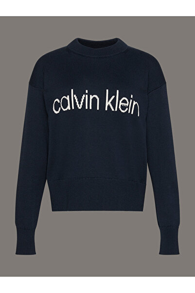 Calvin Klein Cotton Knit Logo Jumper