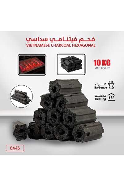 Gerenic Vietnamese hexagonal charcoal weighing 10 kg