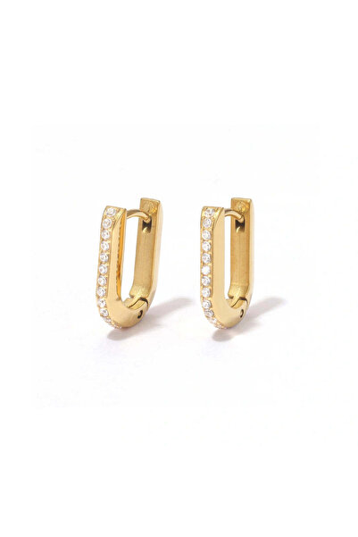RAFINI Urban Shine Earrings - Placați cu Aur 18K, Otel inoxidabil