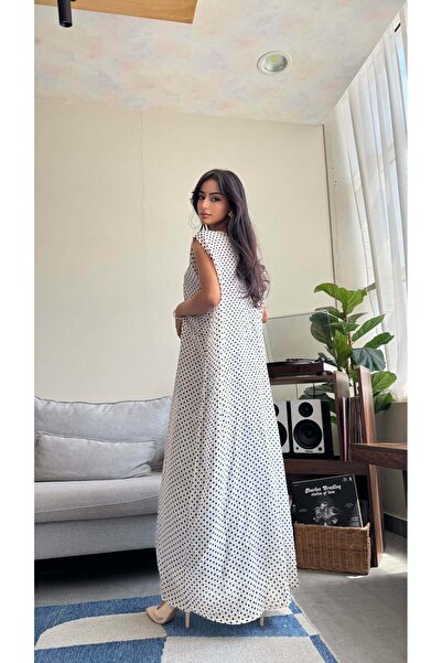 AYA mwd10-dress-abaya-white-polka-dot-black