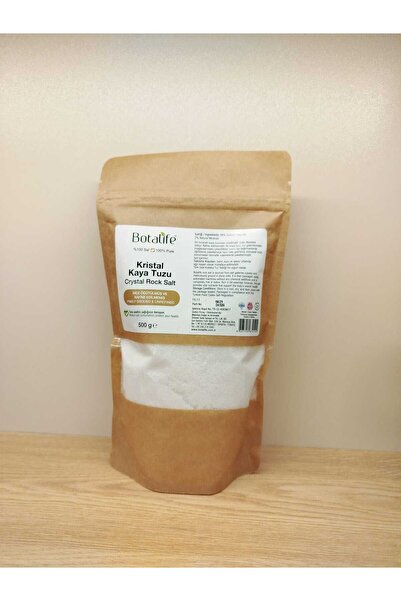 Botalife Kristal Kaya Tuzu 500g (ince öğütülmüş, rafine edilmemiş)
