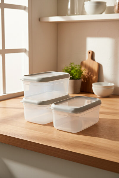 Bernardo Hide Plus 3'lü Saklama Kabı Beyaz ( 3x1000 ML)