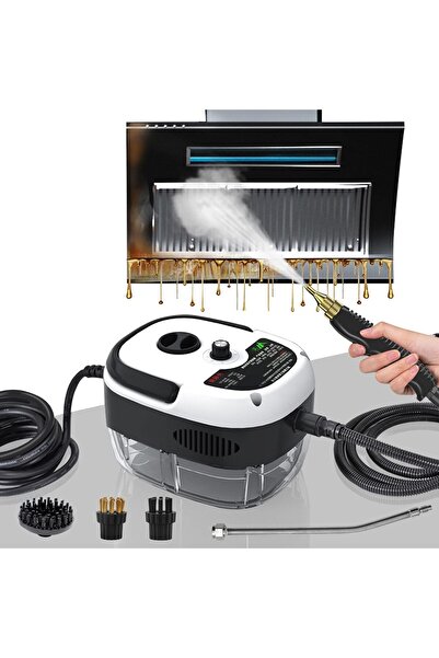 Alim Steam Cleaner 2500W Portable Handheld, 1.5L Tank, High-Pressure 3BAR, White