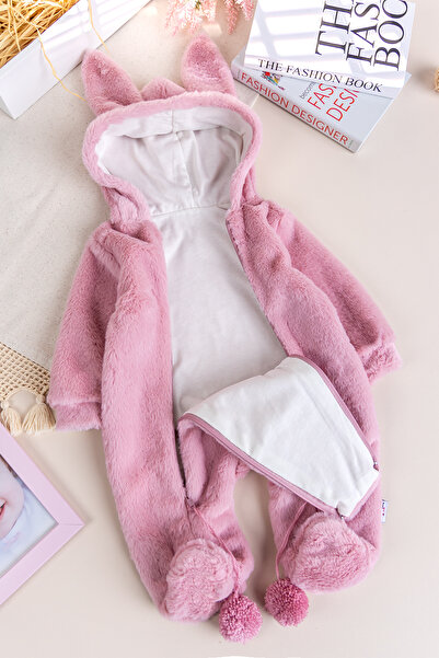 Babymod Winter Plush Welsoft Combed Cotton Lined Cotton Baby Romper for Girls and Boys