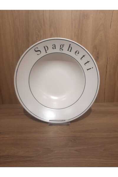 Keramika Macarna Plate 26 cm Digital Printing Mat