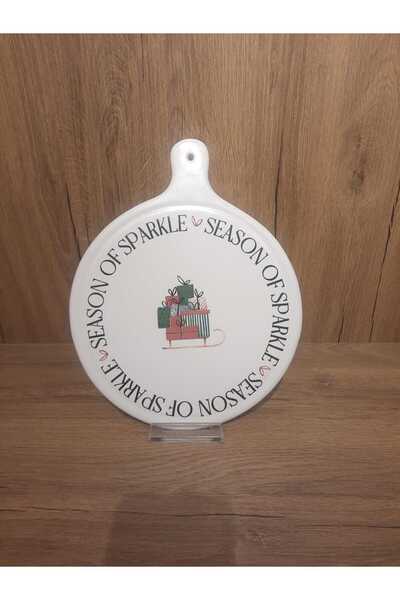 Keramika Cheese Presentation Plate 26 cm New Year's / New Year / New Year