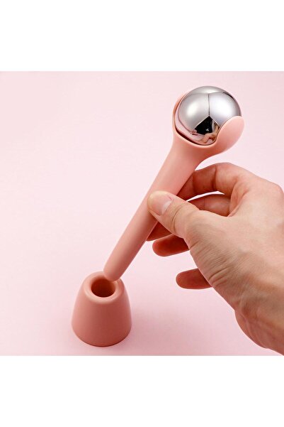 Naturachi Yoga facial Gua Sha, masaj cu glob de gheață, model 4 de roll pentr...