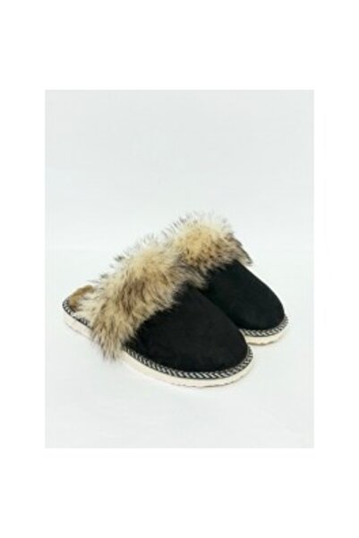 PFA CIOCARLAN ELENA Παντόφλες από γούνα και γνήσιο δέρμα (σαγιονάρες) 35 EU