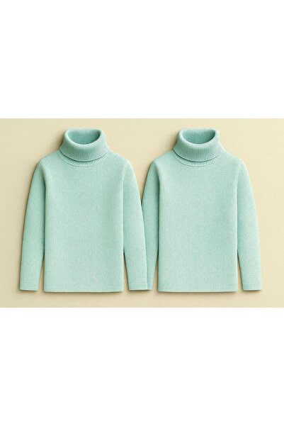 Mcrkids Unisex Children's Long Sleeve Full Turtleneck Corded Fabric Kaskorse ...