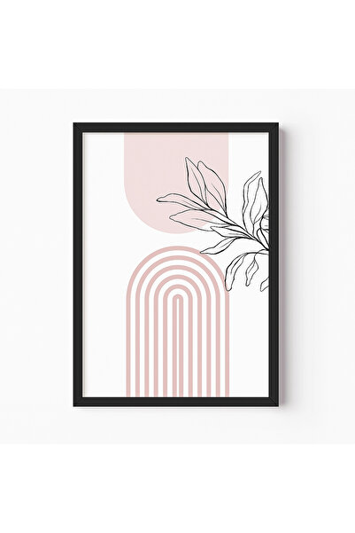 NT Handmade Laminated Framed Pvc Protected 3-Piece Abstract Leaf Pattern Uv Printing Mdf Wall Painting Set