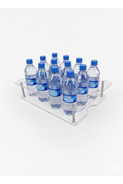 Afaq Acrylic cup tray with 12 compartments