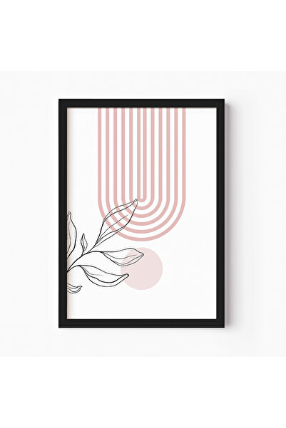 NT Handmade Laminated Framed Pvc Protected 3-Piece Abstract Leaf Pattern Uv Printing Mdf Wall Painting Set