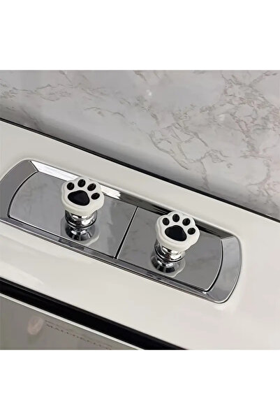 FESECRAFT 1 Adet Klozet Basma Buton Düğmesi Kulp, Pati Modelli Klozet Kapağı ...