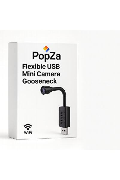 PopZa Smallest WiFi Hidden Mini HD Portable IP Wireless Home Security Camera with USB Charger