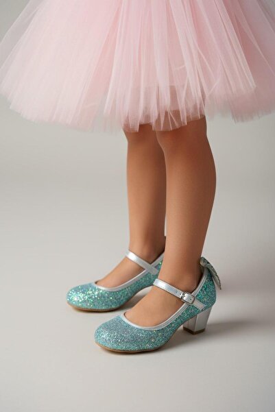 Görkem bebe ayakkabı ve tekstil Girl's Butterfly Back Evening Shoes