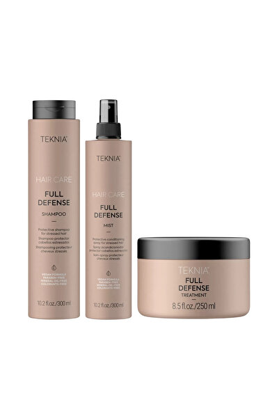 Lakme Σετ για ταλαιπωρημένα μαλλιά, Teknia Full Defense - Σαμπουάν 300ml + Θε...