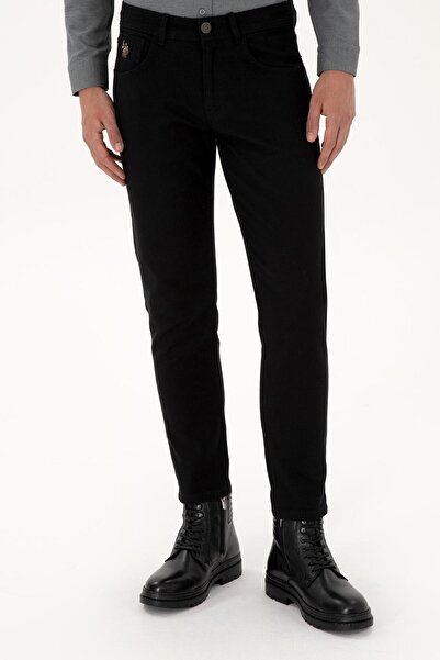 U.S. Polo Assn. Men's Slim Fit Canvas Chino Trousers Daily Comfortable Combination Suitable