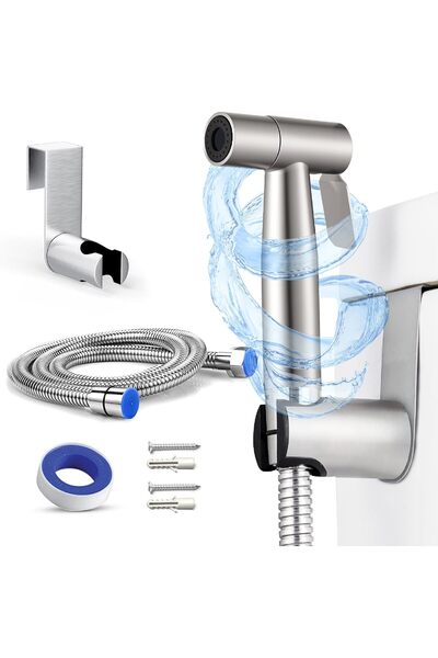 SPAULD رشاش بيديه محمول، مصنوع من الفولاذ المقاوم للصدأ، وخرطوم مانع للتسرب و...