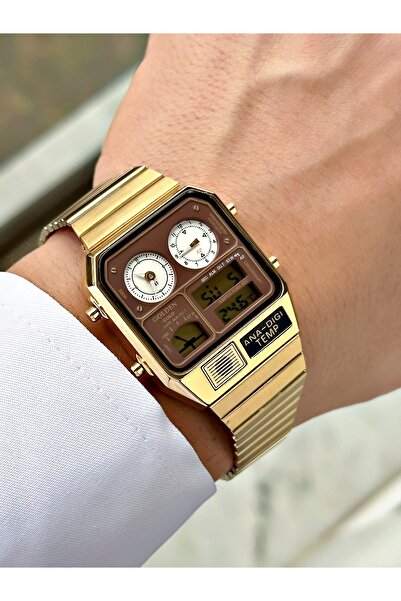 Weluxa Men's Wristwatch with Function Digital Analog Alarm, Light and Calendar