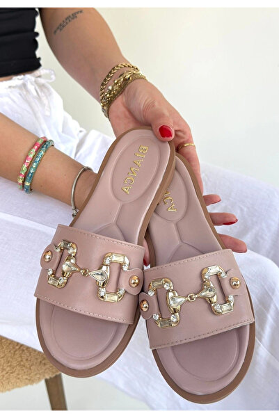 ALFA AKSESUAR 03 Toha powder skin buckle slippers