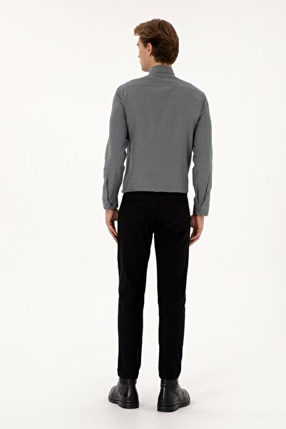 U.S. Polo Assn. Men's Slim Fit Canvas Chino Trousers Daily Comfortable Combination Suitable