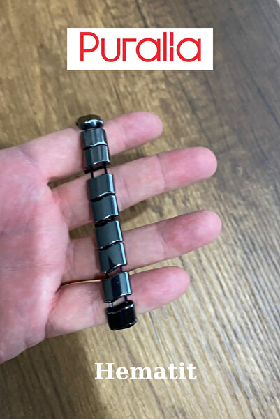 Puralia Natural Stone - Hematite Stone Bracelet - for Those Suffering from Physical and Mental Fatigue
