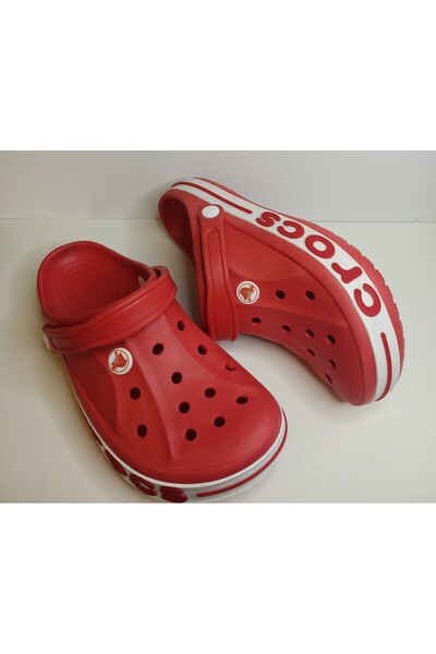 Huzurlu Adımlar Red White Slippers