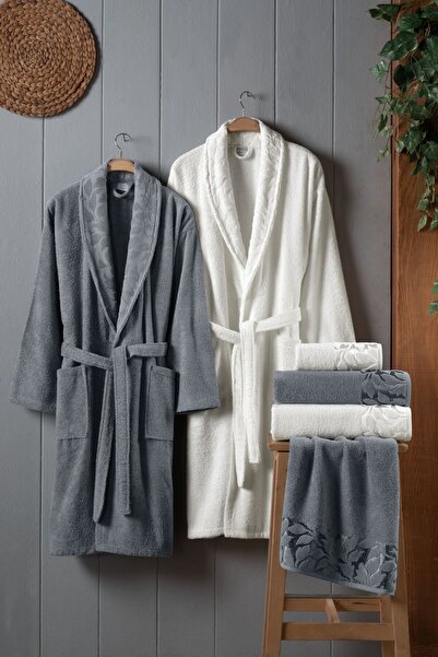 Fiesta Tekstil Elite 6 Piece Bathrobe Set