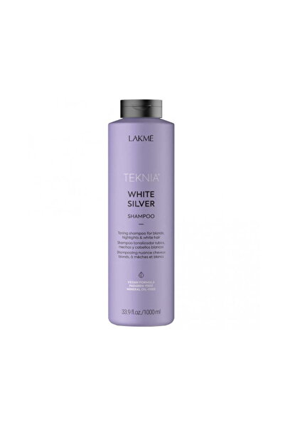 Lakme Τονωτικό σαμπουάν για ξανθά μαλλιά, Teknia, White Silver Shampoo, 1000ml