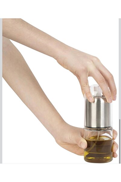 cc bin shihon Stainless steel oil and vinegar spray bottle with glass, 250ml