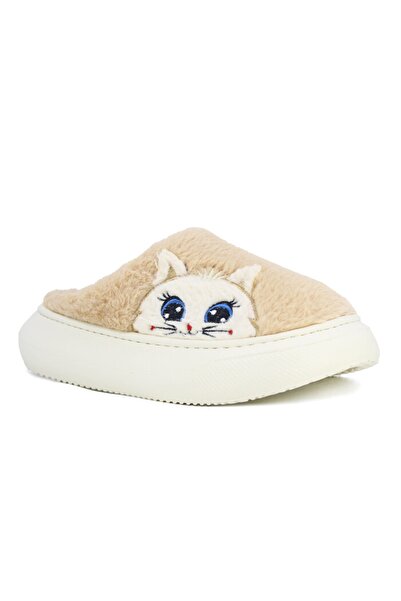 Auris Hayvanlı Eva Ev Terliği-Kedi Desenli