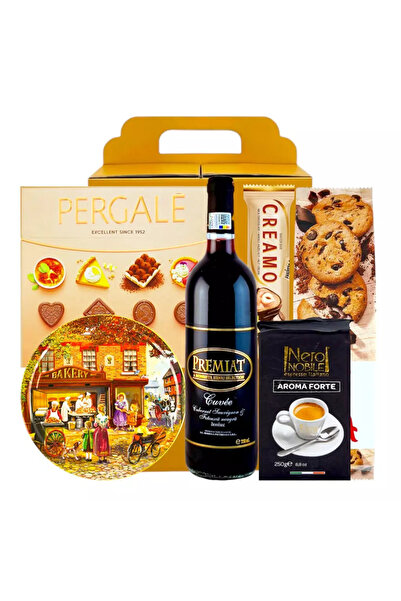CADOURI RAFINATE Set cadou cu vin roșu și cafea – Cea mai bună alegere