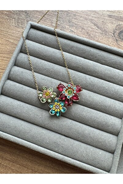 Beloria Idyllia Steel Flower Necklace