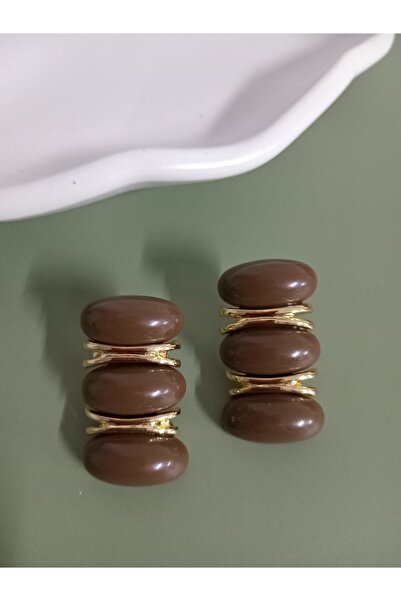 mos&more Brand Model, Brown Light Women's Earrings