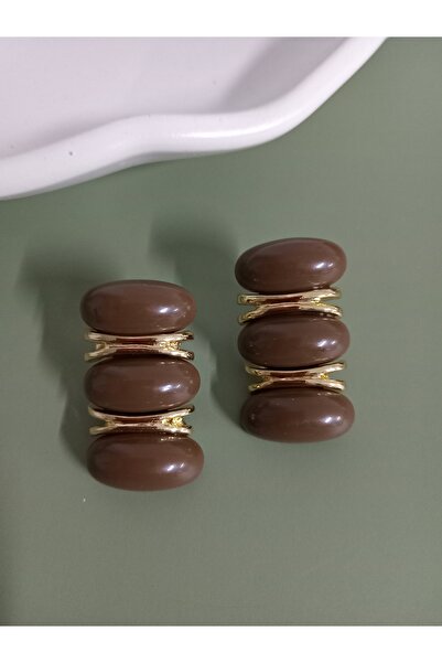 mos&more Brand Model, Brown Light Women's Earrings