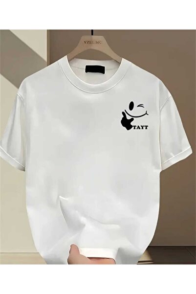 ORVIO Group Winking Smiley Face Printed T-Shirt